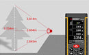 SNDWAY Laser Distance Meter Tape measure Digital Camera Function Laser Range Finder Tape Angle Rangefinder measure Tool
