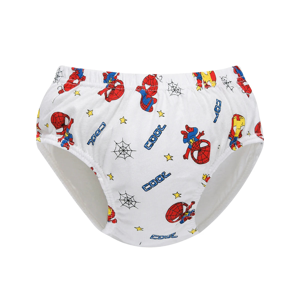 Exquisite Boxed 5-Piece Boys Underwear Soft Breathable Cotton Children Boys Briefs Spider-Man Cartoon Kids Triangle Knickers
