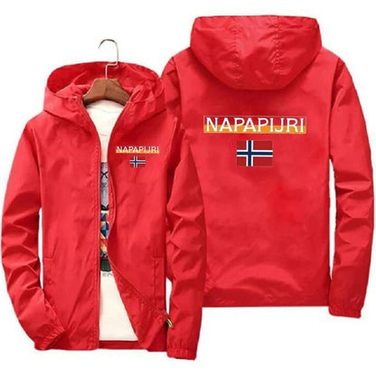 Men's Attack on Titan Hooded Jacket Zipper Lightweight Comfortable Camping Hiking Outdoor Travel Spring and Autumn