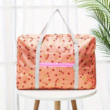 Portable and lightweight travel luggage bag, large capacity sports and fitness bag, foldable handheld boarding bag