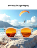 Lenovo 8K 2400W Smart AI Glasses Photo Video HD Shooting Camera Voice Call Translation Bluetooth Women Men Motorcycle Glasses