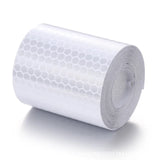 Adesivo de carro fita de advertência segurança alta visibilidade auto adesivo à prova dwaterproof água branco vermelho amarelo azul bicicleta adesivo reflexivo accessorry