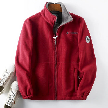 Chaqueta informal de marca FGKKS 2023 para hombre, chaqueta de lana gruesa, diseño de alta calidad, chaqueta cálida de moda para hombre