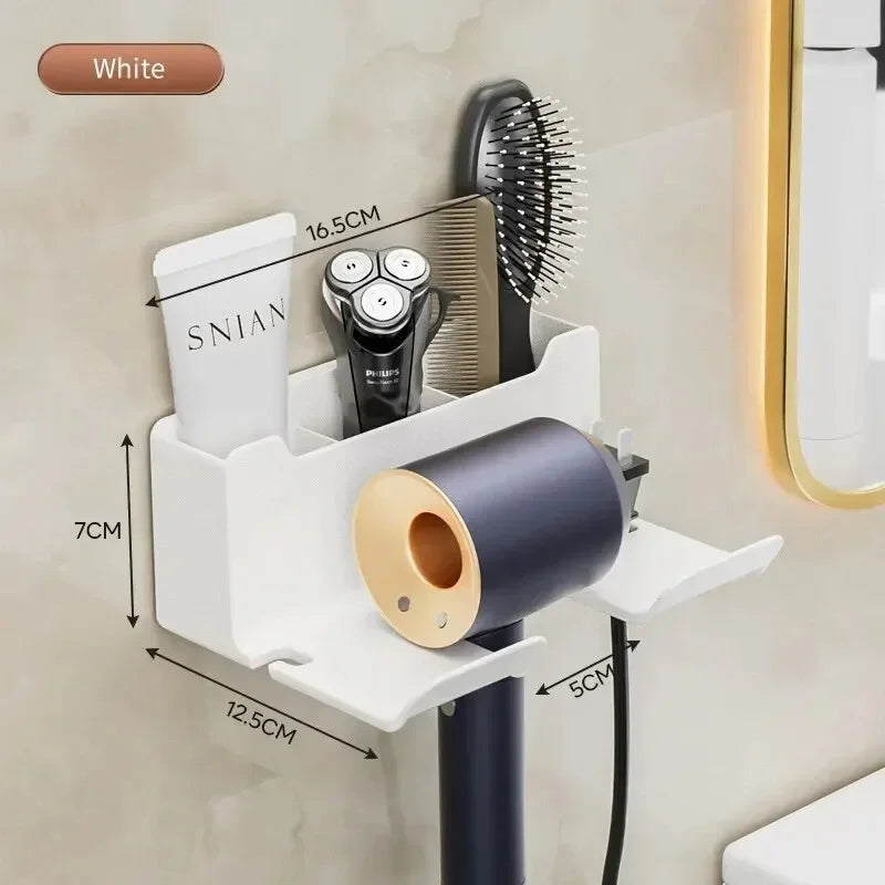 Shelf for Bathroom Dryer Cradle Wall Shelves Hair Dryer Holder Hairdryer Shower Organizer Box Toilet Blower Holder BathroomStuff