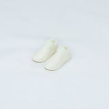 HOUZIWA White Black OB11 Doll Shoes Plastic
