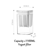 Greek Yogurt Maker Yogurt Filter Stainless Steel Strainer Whey Separation Tools Cheese Moisture Seperator Kitchen Accessories