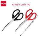 DELI Soft Handle Scissors for Office & Home Use - Durable Sharp Handcraft Scissors for Crafting & Office Supplies