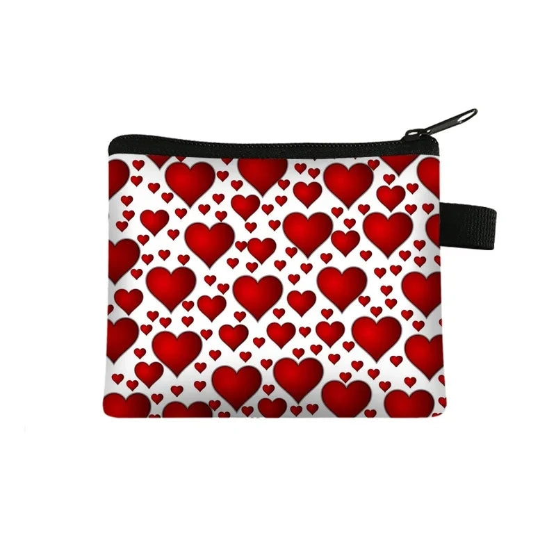 Carteira Portfel Men Wallet Women Cartera Mujer Female Short Cute Flower Zero Wallet Simple Fashion Card Bag Coin Purse Key Case