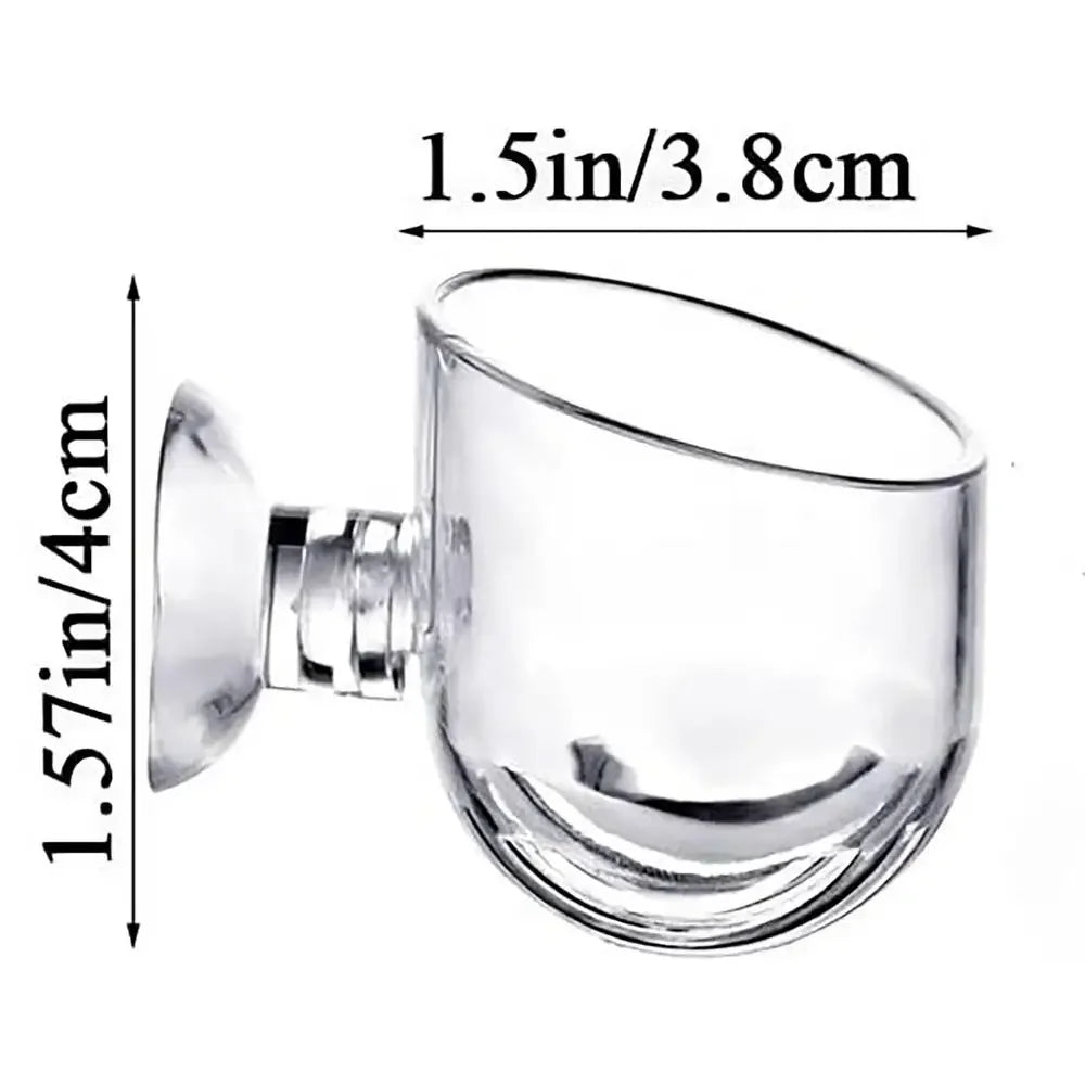 Fish Waterweed Nursery Pot Glass Aquarium Decoration Pot Polka Water Potted Aquatic Planting Cylinder Cup Aquarium Accessories