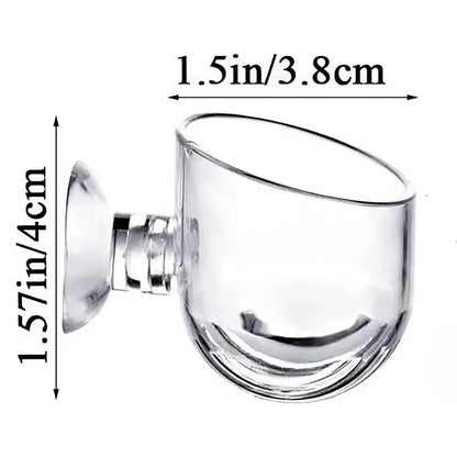 Fish Waterweed Nursery Pot Glass Aquarium Decoration Pot Polka Water Potted Aquatic Planting Cylinder Cup Aquarium Accessories