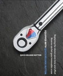 5-60N.m Torque Wrench 3/8 Inch Square Drive Torques Key ±3% High Precision Torque Wrench Professional Bicycle Automotive Tool