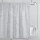 Cortina de ducha impermeable de mármol, cortina de ducha impermeable para decoración de baño, cortina de ducha impresa, lavable, con ganchos