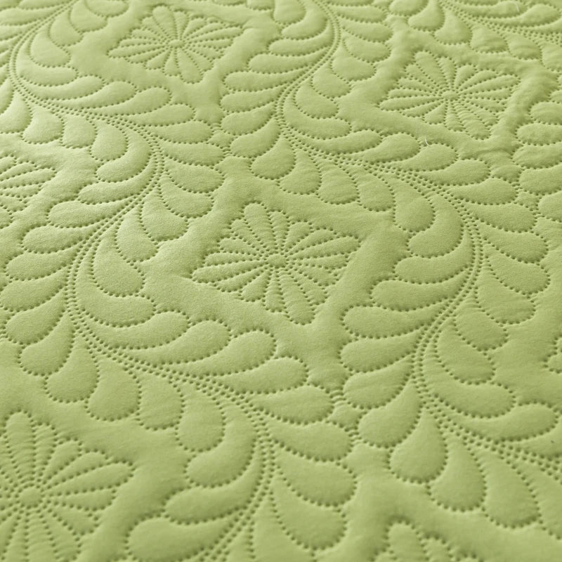 Waterproof Quilted Mattress Cover - Cotton Top, Antibacterial Fiber Fill, TPU Waterproof Layer - A-Class Health Standard