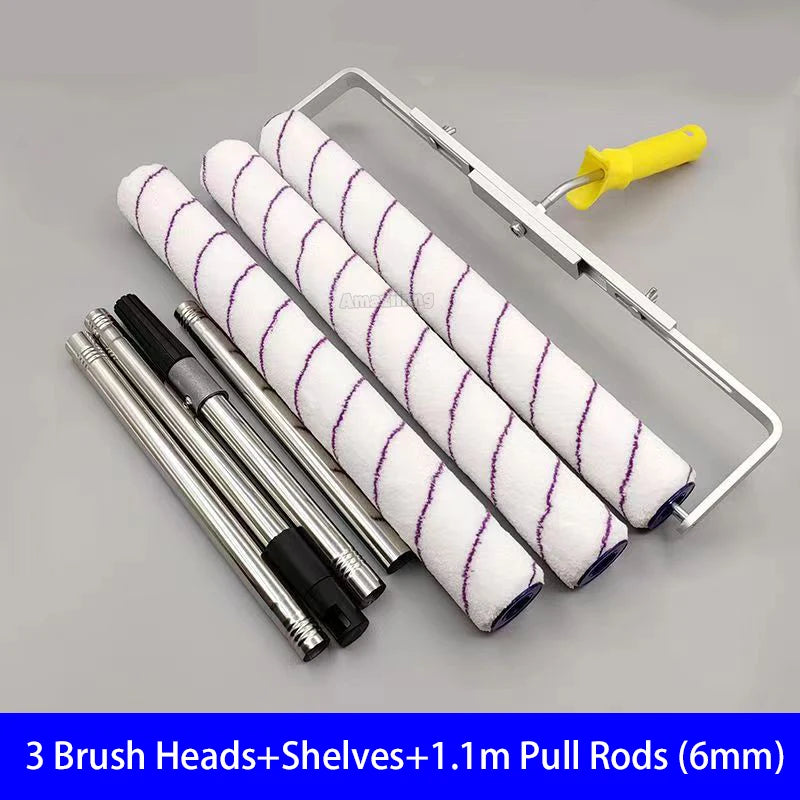 18inch Paint Roller Brush Short-Middle-Long Plush Painting Handle Tool For Wall Decorative 6MM/9MM Painting Handle Tool Support