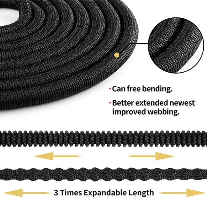 New Expandable Magic Hose High Pressure Car Wash Hose With Spray Gun Set Outdoor Watering Irrigation Tool Garden Hose