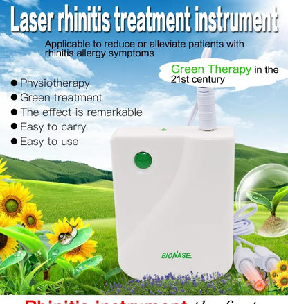 Instrumento para aliviar la rinitis, terapia para la sinusitis, máquina de masaje, fiebre del heno, lápiz láser de pulso de baja frecuencia, tratamiento nasal, atención médica
