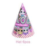 LO&amp;Ling-Cartoon Theme Party Decoration, Disposable Tableware, Hanging Banner, Whistle Mask, Baby Shower, Photo Prop, Girl Birthday 