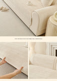 1PC Velvet Thicken Sofa Seat Cover Nordic Universal Sofa Cushion Slipcover Anti-slip L Corner Couch Towel Mat for Living Room