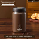 316 Stainless Steel Vacuum Coffee Storage Container Airtight Light-proof Tea Spice Food Storage Jar Kitchen Tool