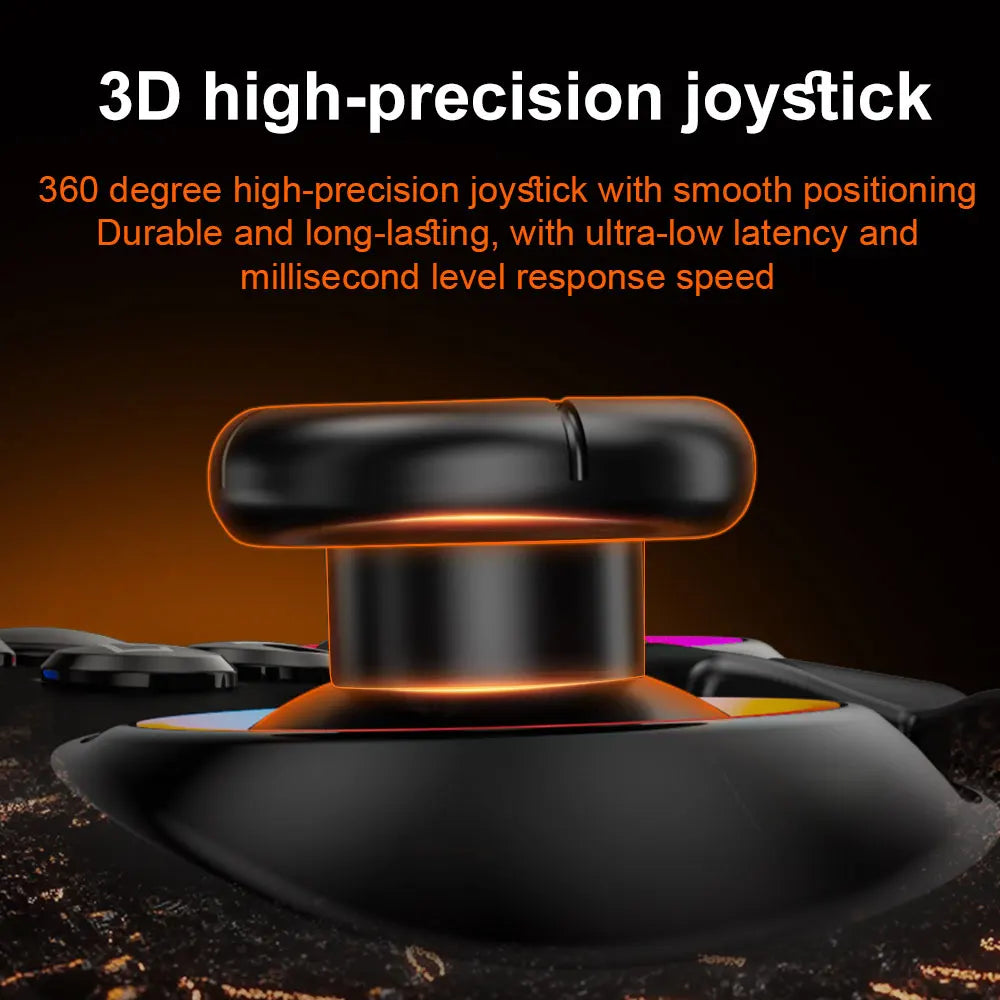 Lenovo S02 Wireless Bluetooth Gaming Controller, Dual Hall Trigger Wireless Gamepad, For Switch, PC, Android, IOS, TV