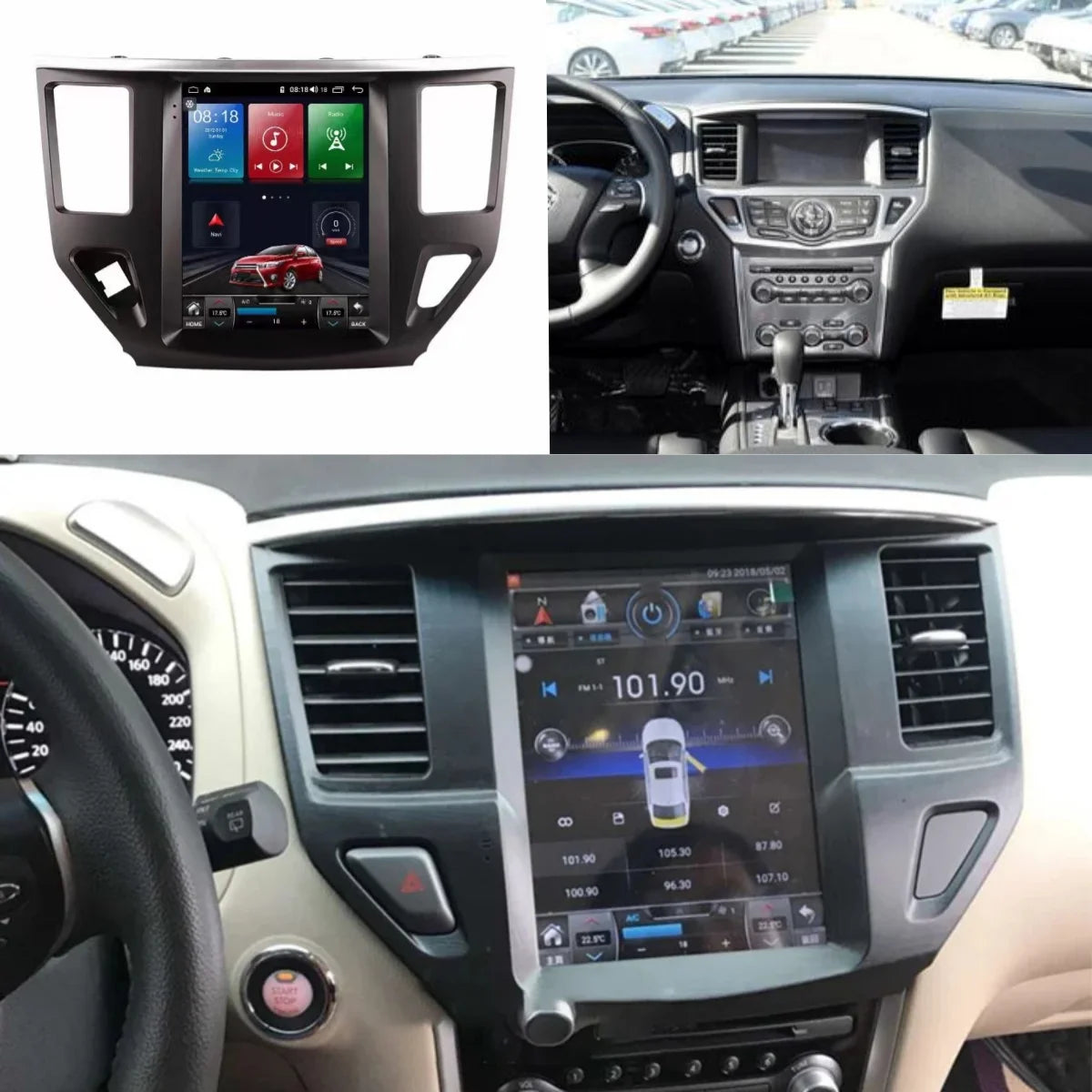 Android 14 Car Radio For Nissan Pathfinder R52 SL SV 2012-2020 Car Auto Stereo Multimedia Player GPS Navigation Wireless Carplay