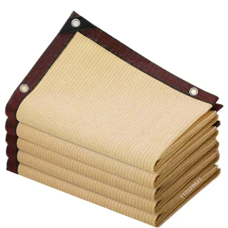 Multiple color outdoor garden sunshade net, terrace sunshade net, camping sunshade net, UV protection, HDPE sunscreen cloth, sun