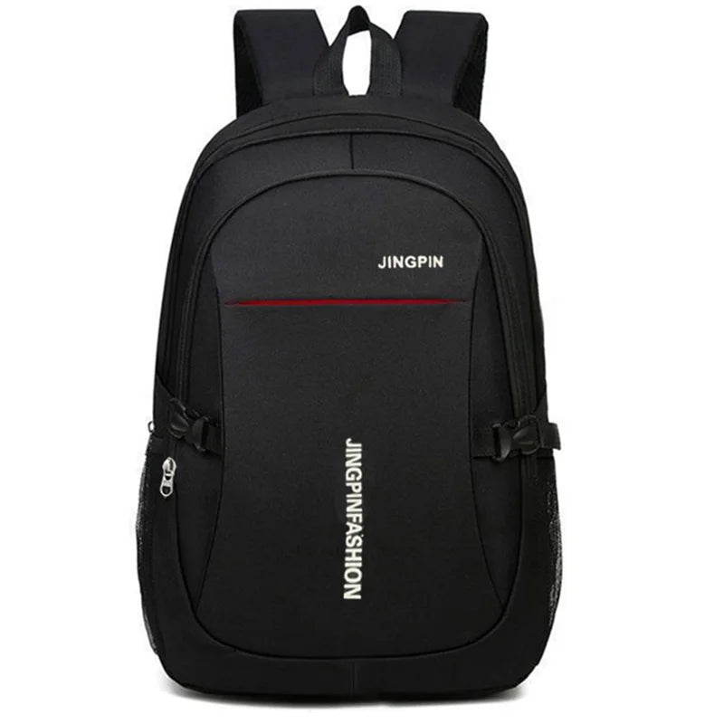 Durable Water‑repellent Oxford Laptop Rucksack Multi‑zipper Business Backpack For Student Work Daily Travel Commuting