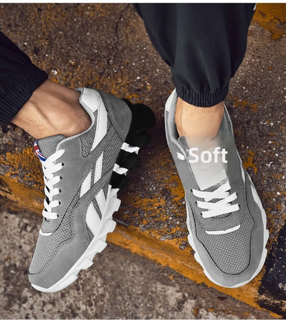 Men Sports Running Shoes Casual Marathon Breathable Lightweight Women's Comfortable Athletic Nonskid Walking Sneakers Outdoors