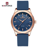 NAVIFORCE NF5051 Women Watch Silicone Quartz Wrist watches for Women Sport Clock Girls Gift Ladies Watches