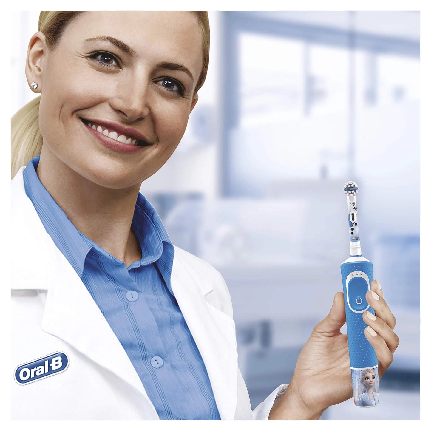 Recambio de cabezales de repuesto para cepillo de dientes eléctrico Oral B EB10 Kids, con cerdas suaves y cabezal redondo pequeño, ideal para limpieza dental de Spiderman y Frozen.