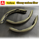 3PCS Carbon Fiber Car Round Steering Wheel Cover Non-Slip Steering Cover Protector Anti Dust Washable Interior Auto Accessories