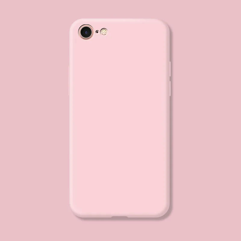 Funda para iPhone 7, 8, SE (2020, 2022), a prueba de golpes, TPU, silicona líquida, carcasa trasera protectora para iPhone SE (2020, 2022), funda blanda.