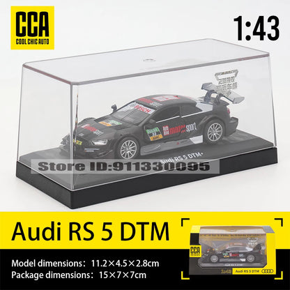 CCA 1:43 BMW Gulf Oil Station Shell Station McLaren Lamborghini Series Racing Alloy Car Model Toy Car Casting Pullback Function