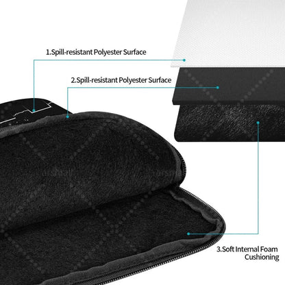 Black Cat Laptop Bag Tablet Notebook Case For Hp Dell Lenovo Computer For Macbook Air Pro Retina 10-17 Sleeve