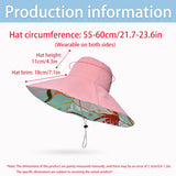Xinbaoguan 100% Cotton European and American Cross-Border Women's New Double-Sided Fisherman Hat Summer Enlarged Brim Sun Hat