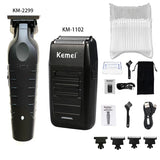 Kemei KM-2296 KM-2299 KM-1102 Hair Clipper Kit Men's Electric Shaver Hair Trimmer Machine Professional Hair Cutting Machine