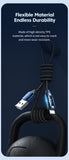 Toocki LED Display USB Cable For iPhone 14 13 12 11 Pro Max Fast Charger Charging Lightning 2.4A USB Wire Cord X XR 8 7 1m 2m