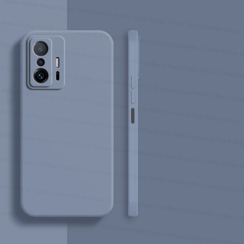 For Xiaomi 11T Pro Case Xiaomi 11T 12T 13T Pro 5G Cover Shockproof Luxury Liquid Silicone TPU Phone Back Cover Xiaomi 11T Pro