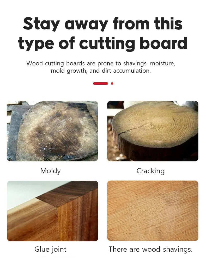 Stainless Steel Thickened Cutting Board Antibacterial Mildew-proof Kneading Dough Board Kitchen Fruit vegetable Cutting Board