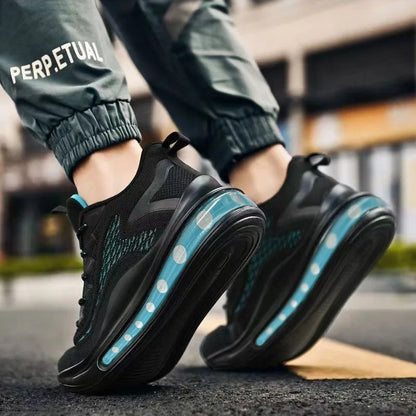 New Spring and Autumn Soft soled Running Men's Mesh Breathable Casual Sports Shoes Men's Coconut Trendy Shoes Men's Shoes