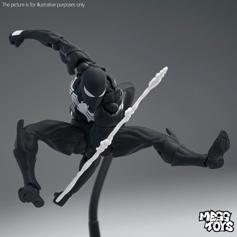 Mess Toys Spiderman Action Figure Black Neighbor Symbiote Spider Man Figures Ct Toys Black Red Spider-Man Figurine Kids Toys