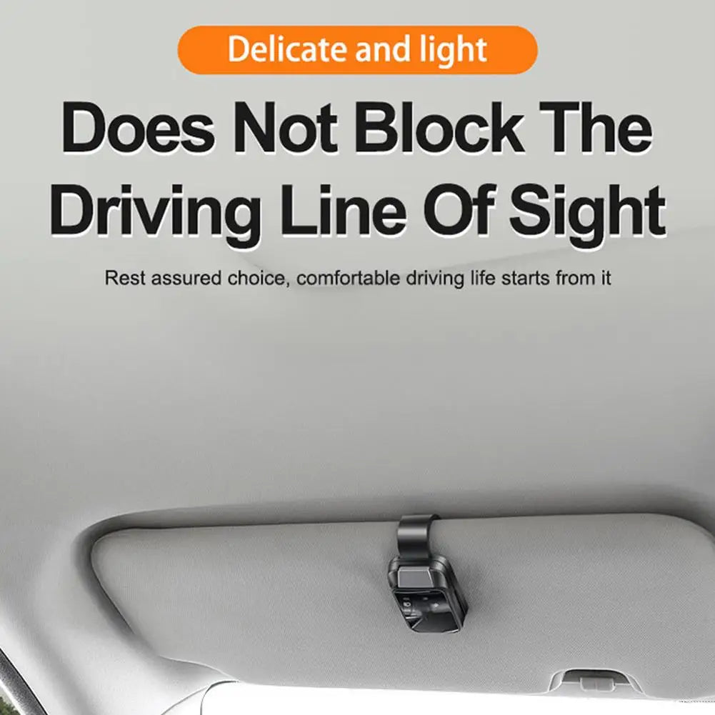 Car Sunglasses Clip Sun Visor Glasses Holder Card Ticket Holder Stable Storage Clips Eyeglasses Hanger Car Interior Accessories