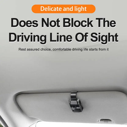 Car Sunglasses Clip Sun Visor Glasses Holder Card Ticket Holder Stable Storage Clips Eyeglasses Hanger Car Interior Accessories