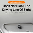 Car Sunglasses Clip Sun Visor Glasses Holder Card Ticket Holder Stable Storage Clips Eyeglasses Hanger Car Interior Accessories