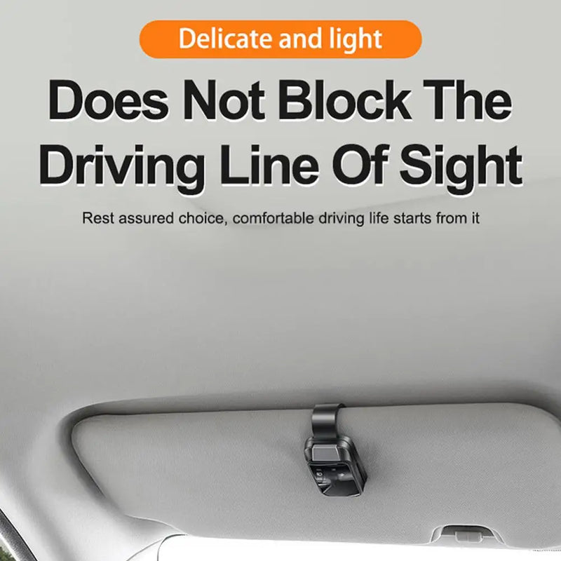 Car Sunglasses Clip Sun Visor Glasses Holder Card Ticket Holder Stable Storage Clips Eyeglasses Hanger Car Interior Accessories