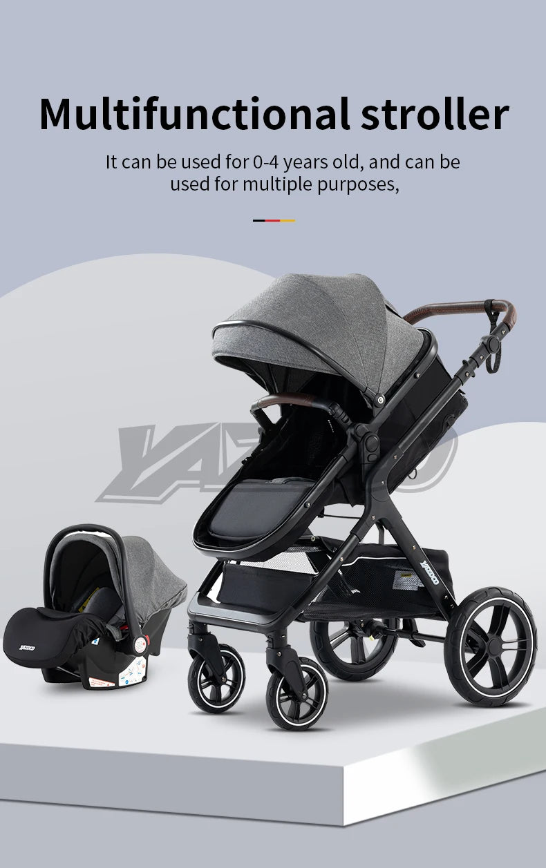 Baby stroller 3 in1,four wheel stroller,2 in 1 baby car,Lightweight strollers,Mutifunction Strollers,baby carriage,Poussette