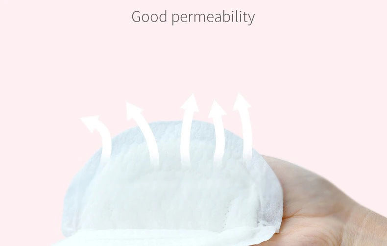 10 Pcs Disposable Nursing Pads Breathable Slim Super Absorbency Cotton Breast Pad Comfortable Anti-Leak Pads During Lactation