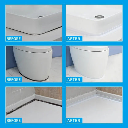 2.2x3.2mPVC Sealing Strip Tape For Bathroom Bath Toilet Kitchen Caulk Tape Self Adhesive Waterproof Wall Sticker Mold Proof Tape