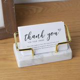 Marble Business Card Holder Organizer Desktop  Name Card Display Stand Table Memo Pad Cards Storage Shelf Office Supplies