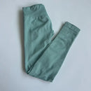 Impact Leggings Women Scrunch Seamless Yoga Legging Gym Sports Pants Low Waist Ribbed High Stretch Fitness Workout Tights 